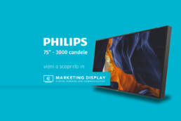 Philips75' 300candele marketingdisplay