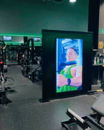 palestra ravenna gym h24 - monitor da interno - marketing display - verona