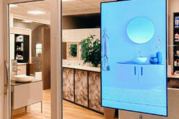 Vendita e installazione monitor da vetrina per negozi - Marketing Display