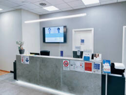 Vendita e Installazione monitor da interno - Marketing Display Verona - polimedica fisiohome