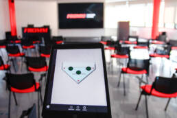 videowall monitor interno touchscreen verona marketing display