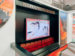 Monitor da interno Soccer Store, Roma Fans Shop Marketing Display Verona