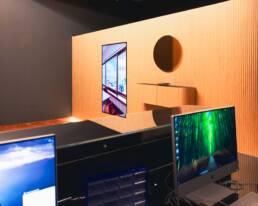 Installazione monitor da interno per DOMUS - Marketing Display - Verona