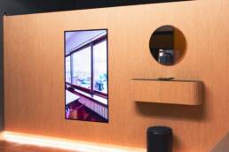 Installazione monitor da interno per DOMUS - Marketing Display - Verona