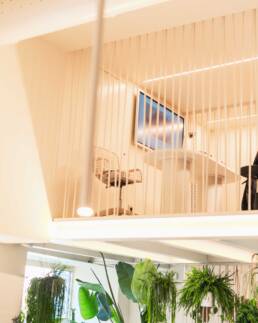 Installazione monitor da interno per negozio di Giulia Campolo Luxury Treatments - Marketing Display - Verona
