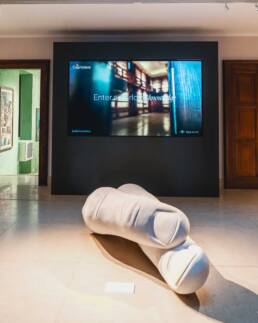Monitor da interno per biblioteca capitolare di Verona - Marketing Display